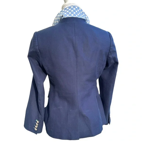 Boden - Picardy Tipped Navy Cotton Blaze, Size 6P - Picture 7 of 14